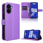 Diamond Texture Leather Phone Case – Card Slot, Flip, Leather, For Tecno Camon 50 4G, For Tenco Spark Go 3, For Tecno Spark Slim, For Tecno Spark 40C