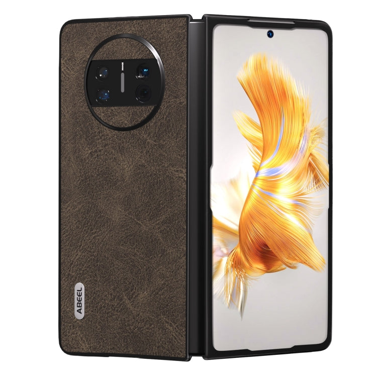 ABEEL Dream Litchi Texture PU Phone Case – Durable Build, Easy to Use, For Huawei Mate X3, For Huawei P60 Pocket, For Huawei Mate 60 Pro, For Huawei Mate X5