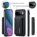 DG.MING M2 Series 3-Fold Multi Card Bag + Magnetic Phone Case – Magnetic, Card Slot, Leather, For Google Pixel 11 Pro XL, For Google Pixel 11, For Google Pixel 11 Pro, For Google Pixel 10a