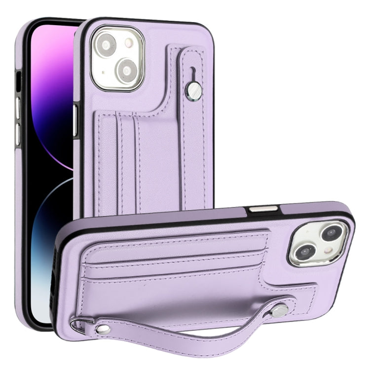 Phone Case – Shockproof, Leather (iPhone 15 Pro Max) For iPhone 14 Purple