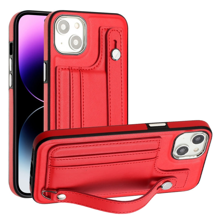 Phone Case – Shockproof, Leather (iPhone 15 Pro Max) For iPhone 14 Plus Red