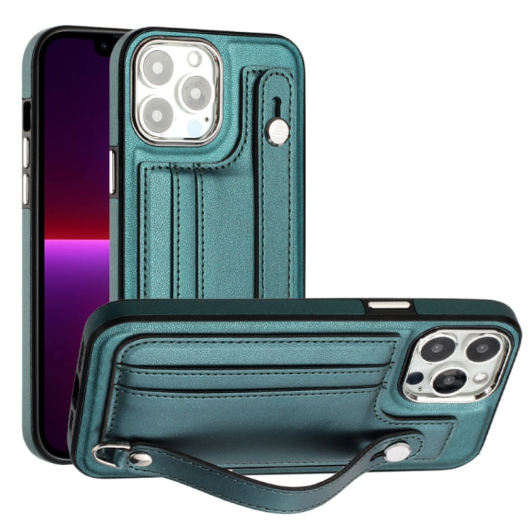 Phone Case – Shockproof, Leather (iPhone 15 Pro Max) For iPhone 15 Pro Green