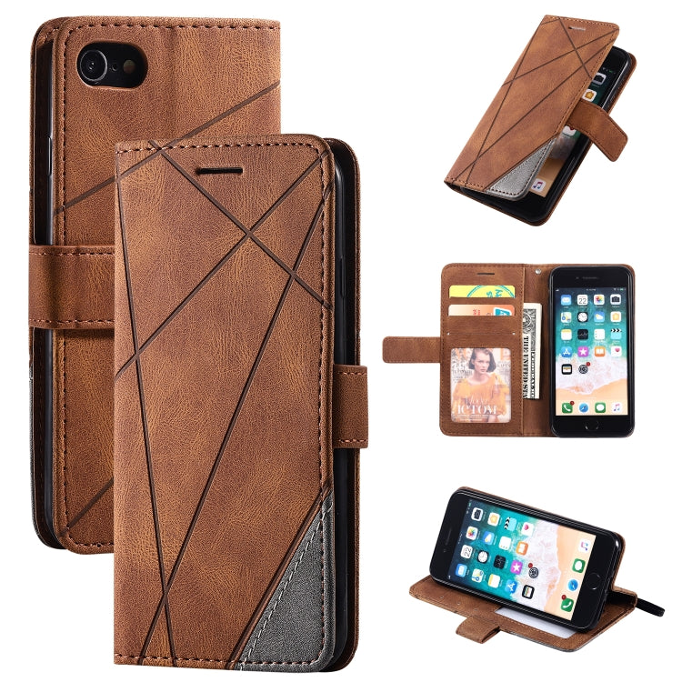 Case – Leather (iPhone SE 2022) #6 For iPhone SE 2022 SE 2020 8 7 Brown