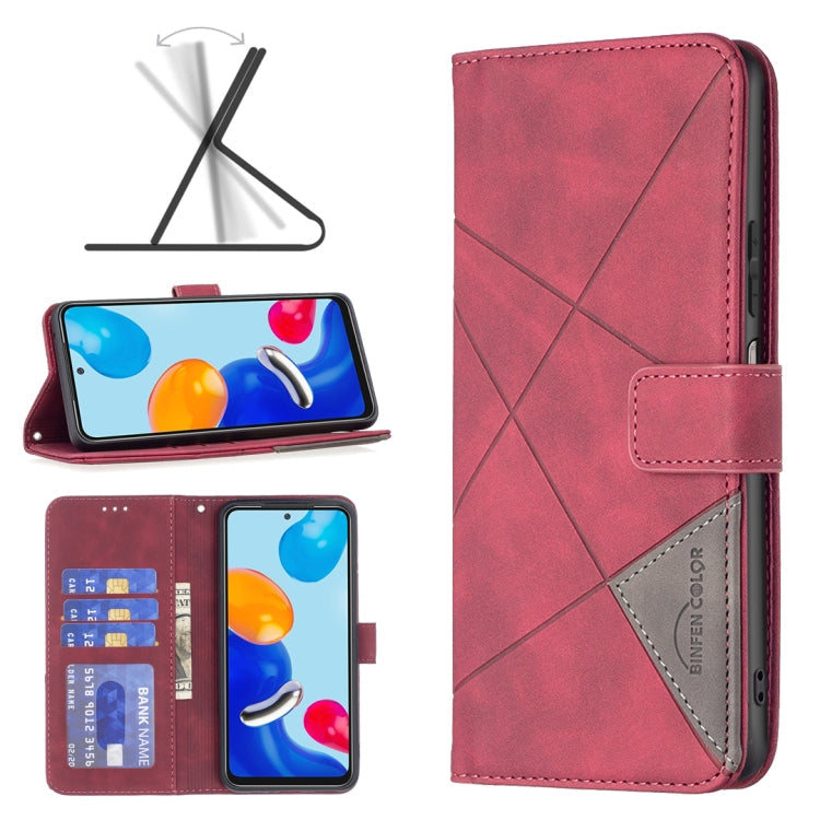 Magnetic Buckle Rhombus Texture Leather Phone Case – Magnetic, Card Slot, Leather, For Google Pixel 9, For Google Pixel 8a, For Google Pixel 8 Pro, For Google Pixel 8 For Google Pixel 8 Pro Red