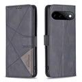 Magnetic Buckle Rhombus Texture Leather Phone Case – Magnetic, Card Slot, Leather, For Google Pixel 11 / 11 Pro, For Google Pixel 10a, For Google Pixel 9A, For Google Pixel 9 Pro