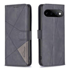 Magnetic Buckle Rhombus Texture Leather Phone Case – Magnetic, Card Slot, Leather, For Google Pixel 11 / 11 Pro, For Google Pixel 10a, For Google Pixel 9A, For Google Pixel 9 Pro