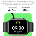 TK12 Smart Watch – 1.96" Screen, IP67 Waterproof, ECG Monitoring (Black) #2