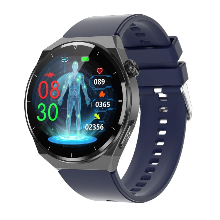 TK20 1.39 inch Silicone Band Smart Watch Supports ECG / Remote Families Care / Body Temperature Monitoring, Silicone Band (Red), Silicone Band (Black), Silicone Band (Blue) Silicone Band (Blue) Blue