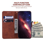 Geometric Embossed Leather Phone Case – Wear-resistant, Card Slot, Leather, For Infinix Note 40 4G, For Infinix Hot 40 / 40 Pro, For Infinix Smart 7 India / 7 Plus, For Infinix Smart 7 HD