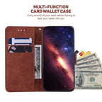 Geometric Embossed Leather Phone Case – Wear-resistant, Card Slot, Leather, For Tecno Spark 10 / Spark 10C