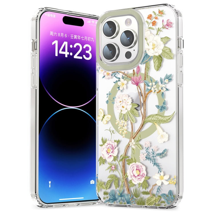 Phone Case – Magnetic (iPhone 15) For iPhone 14 Blue Hydrangea Ball