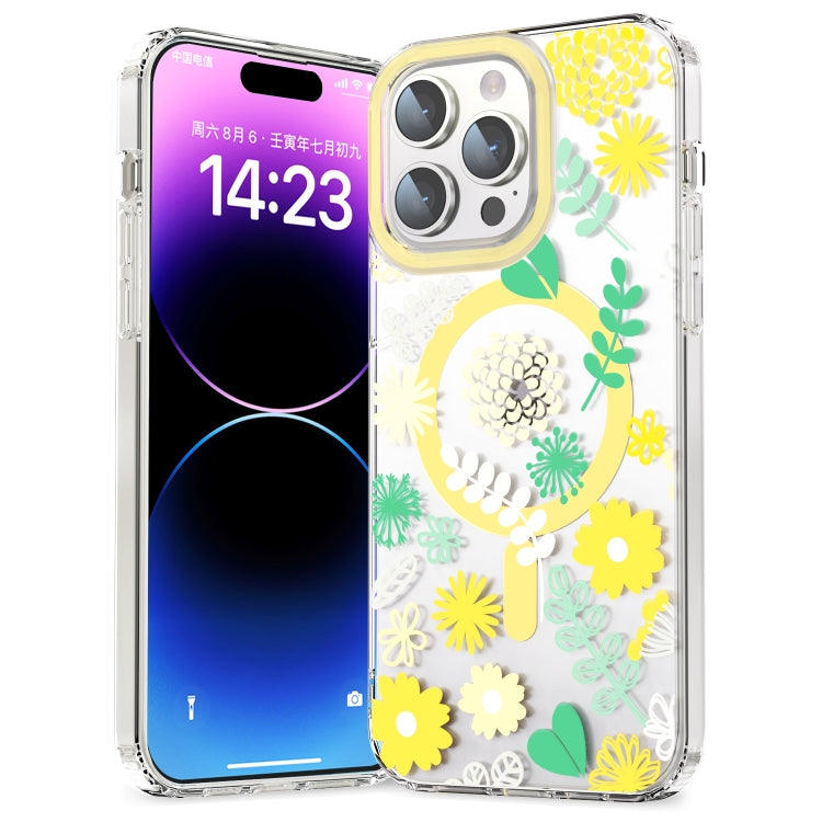 Phone Case – Magnetic (iPhone 15 Pro Max) For iPhone 15 Pro Yellow Chrysanthemum