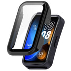 PC + Tempered Film Integrated Protective Watch Case, For Huawei Band 10 / 9 / 8 For Huawei Band 10 9 8 Black