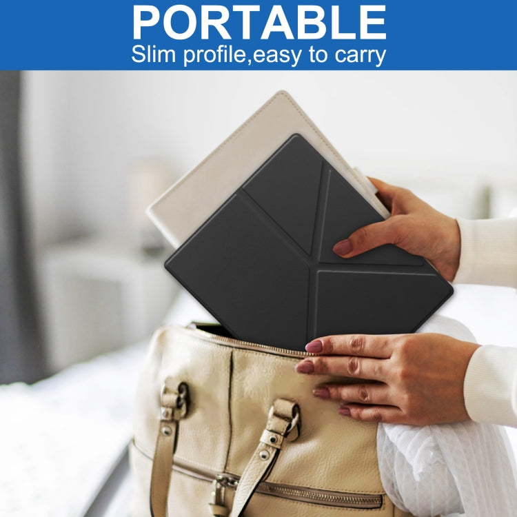 Solid Color Deformation TPU Leather Smart Tablet Case – Leather, TPU, For Kobo Elipsa 2E
