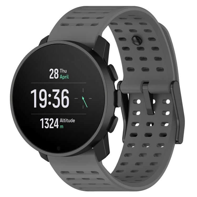 Watch Band – Silicone (Suunto 9 Peak Pro) For Suunto 9 Peak Pro Vertical Race Grey