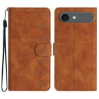 Seven Butterflies Embossed Leather Phone Case, For iPhone Air, For iPhone 16 Pro Max, For iPhone 16 Pro, For iPhone 16 Plus For iPhone Air Brown