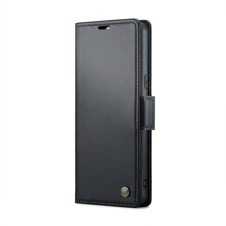 CaseMe 023 Butterfly Buckle Litchi Texture RFID Anti-theft Leather Phone Case – Card Slot, Leather, TPU, For Google Pixel 8, For Google Pixel 7a
