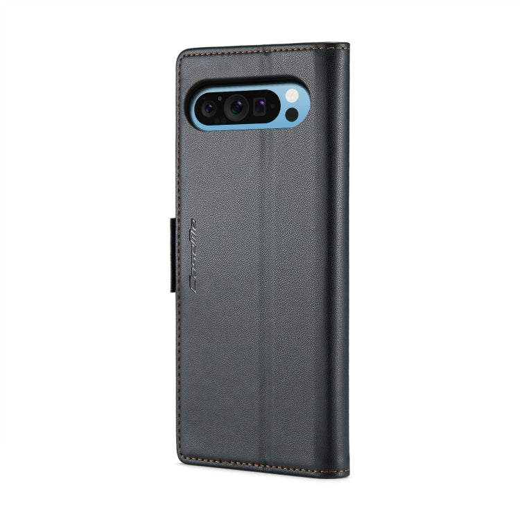 CaseMe 023 Butterfly Buckle Litchi Texture RFID Anti-theft Leather Phone Case – Card Slot, Leather, TPU, For Google Pixel 10 Pro XL / 9 Pro XL, For Google Pixel 10 / 10 Pro / 9, For Google Pixel 8a, For Google Pixel 8 Pro