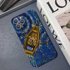 Precise Hole Oil Painting Pattern PC Phone Case, For iPhone XS Max, For iPhone 8 Plus / 7 Plus