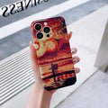 Precise Hole Oil Painting Pattern PC Phone Case, For iPhone 11, For iPhone 11 Pro, For iPhone 11 Pro Max, For iPhone SE 2022 / 2020 / 8 / 7 For iPhone 11 Sunset