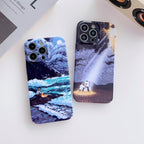 Precise Hole Oil Painting Pattern PC Phone Case, For iPhone 11, For iPhone 11 Pro, For iPhone 11 Pro Max, For iPhone SE 2022 / 2020 / 8 / 7