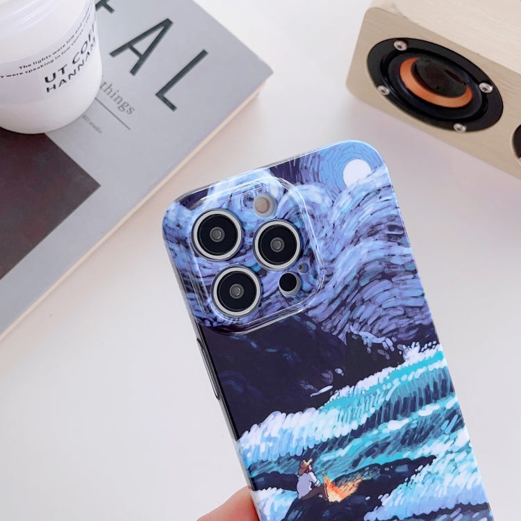 Precise Hole Oil Painting Pattern PC Phone Case – Durable Build, Easy to Use, For iPhone 12 mini, For iPhone 12, For iPhone 12 Pro, For iPhone 12 Pro Max