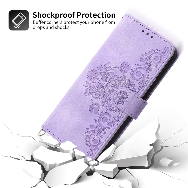 Skin Feel Flowers Embossed Wallet Leather Phone Case – Wear-resistant, Card Slot, Kickstand, For Honor X40i 5G / Play7T Pro, For Honor Magic5 Pro, For Honor Magic5, For Honor X8a 4G