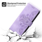 Skin Feel Flowers Embossed Wallet Leather Phone Case – Wear-resistant, Card Slot, Kickstand, For Honor 300 Pro / 300 Ultra, For Honor X60i, For Honor X6b, For Honor 200 Lite Global