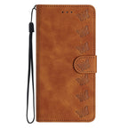 Seven Butterflies Embossed Leather Phone Case – Card Slot, Leather, TPU, For Motorola Moto G31, For Motorola Moto G60, For Motorola Moto G10, For Motorola Moto G50