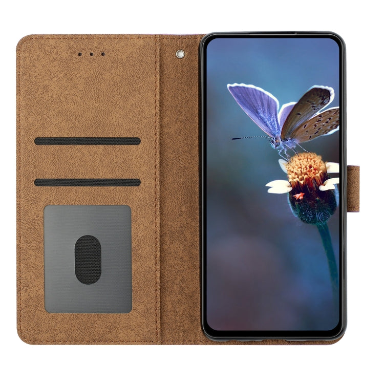 Seven Butterflies Embossed Leather Phone Case, For Samsung Galaxy A05, For Samsung Galaxy A10 / M10, For Samsung Galaxy A12 5G, For Samsung Galaxy A13 4G