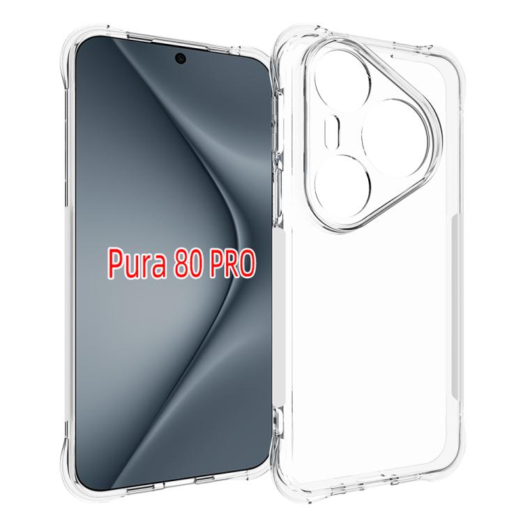 Shockproof Non-slip Thickening TPU Phone Case – Shockproof, TPU, Non-slip, For Huawei Pura 90 Pro Max / Pura 90 Ultra, For Huawei Pura 90 Pro, For Huawei Mate 80 Pro Max, For Huawei Mate 80 / 80 Pro, For Huawei Mate 70 Air 5G, For Huawei Pura 80 Pro 5G For Huawei Pura 80 Pro 5G