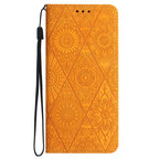 Ethnic Embossed Adsorption Leather Phone Case, For iPhone 13, For iPhone 13 Pro, For iPhone 13 Pro Max, For iPhone 12 / 12 Pro