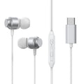 JOYROOM JR-EC06 Type-C Metal In-Ear Wired Earphone, Length: 1.2m, JR-EC06 – Durable Build, Easy to Use JR-EC06 White