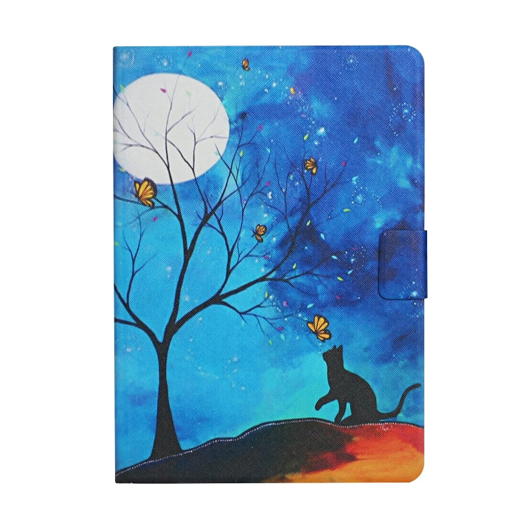 Colored Drawing Pattern Horizontal Flip Leather Case with Holder & Card Slots & Sleep / Wake-up Function, For Samsung Galaxy Tab S5e T720/T725, For Samsung Galaxy Tab S6 T860/T865, For Amazon Kindle Fire HD8 (2020), For Amazon Kindle Fire HD10 (2017)