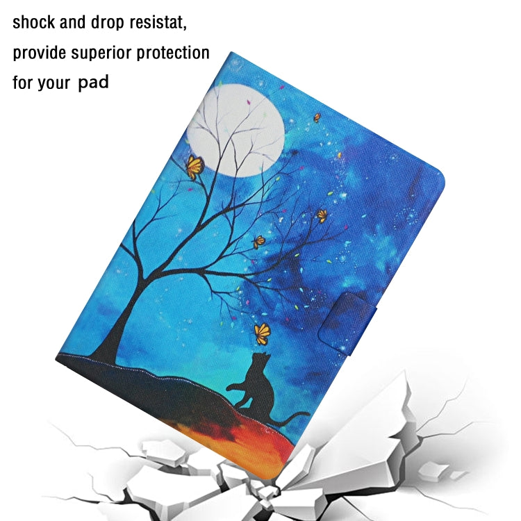 Colored Drawing Pattern Horizontal Flip Leather Case with Holder & Card Slots & Sleep / Wake-up Function, For Samsung Galaxy Tab S5e T720/T725, For Samsung Galaxy Tab S6 T860/T865, For Amazon Kindle Fire HD8 (2020), For Amazon Kindle Fire HD10 (2017)