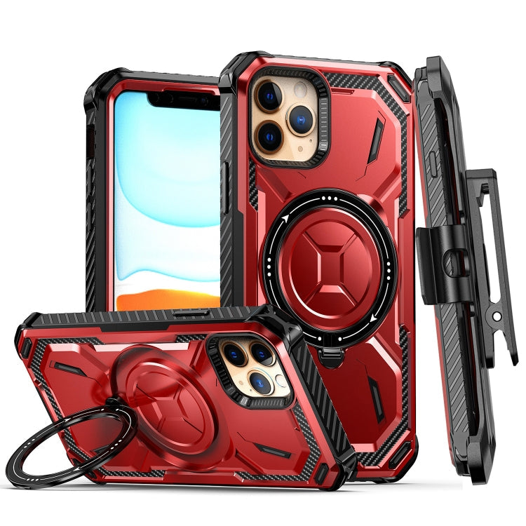 Armor Series Holder Phone Case with Back Clip, For iPhone 14 Pro Max, For iPhone 14 Pro, For iPhone 14, For iPhone 14 Plus For iPhone 14 Pro Max Red