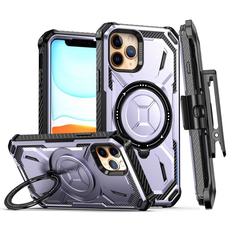 Armor Series Holder Phone Case with Back Clip – TPU, For iPhone 13 Pro Max, For iPhone 13 Pro, For iPhone 13, For iPhone 12 Pro Max For iPhone 13 Purple
