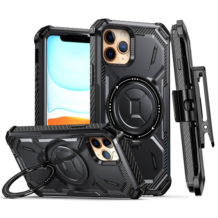 Armor Series Holder Phone Case with Back Clip, For iPhone 12, For... For iPhone 11 Pro Black