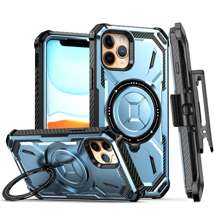 Armor Series Holder Phone Case with Back Clip, For iPhone 12, For... For iPhone 11 Blue
