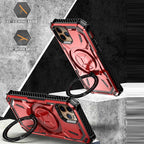 Armor Series Holder Phone Case with Back Clip, For iPhone 13 Pro Max, For iPhone 13 Pro, For iPhone 13, For iPhone 12 Pro Max