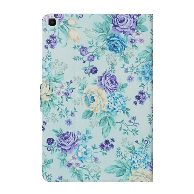 Flower Pattern Horizontal Flip Leather Case with Card Slots & Holder, For Samsung Galaxy Tab A 8.0 2019, For Samsung Galaxy Tab A 10.1 (2019), For Samsung Galaxy Tab S5e T720, For Samsung Galaxy Tab S6 Lite