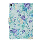 Flower Pattern Horizontal Flip Leather Case with Card Slots & Holder, For Samsung Galaxy Tab A 8.0 2019, For Samsung Galaxy Tab A 10.1 (2019), For Samsung Galaxy Tab S5e T720, For Samsung Galaxy Tab S6 Lite