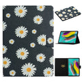 Flower Pattern Horizontal Flip Leather Case with Card Slots & Holder – Card Slot, Flip, Leather, For Samsung Galaxy Tab S6, For Amazon Kindle Fire 7 (2019), For Amazon Kindle Fire HD 8 (2020), For Amazon Kindle Fire HD 10