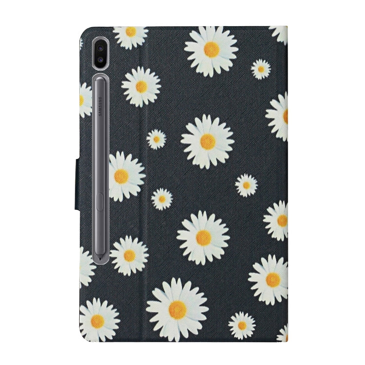 Flower Pattern Horizontal Flip Leather Case with Card Slots & Holder – Card Slot, Flip, Leather, For Samsung Galaxy Tab S6, For Amazon Kindle Fire 7 (2019), For Amazon Kindle Fire HD 8 (2020), For Amazon Kindle Fire HD 10
