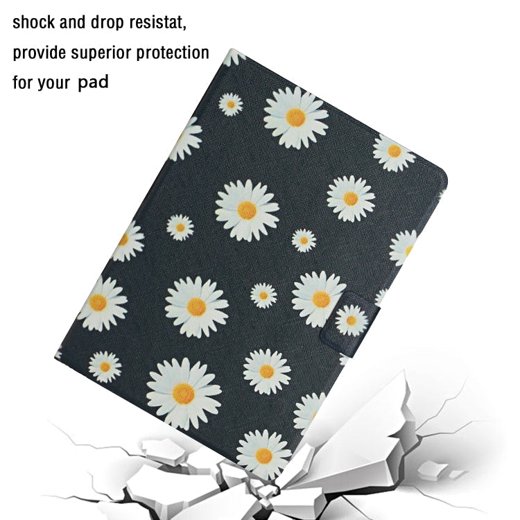 Flower Pattern Horizontal Flip Leather Case with Card Slots & Holder – Card Slot, Flip, Leather, For Samsung Galaxy Tab S6, For Amazon Kindle Fire 7 (2019), For Amazon Kindle Fire HD 8 (2020), For Amazon Kindle Fire HD 10