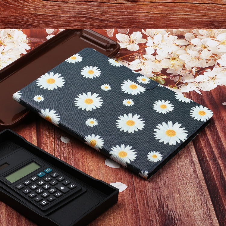 Flower Pattern Horizontal Flip Leather Case with Card Slots & Holder – Card Slot, Flip, Leather, For Samsung Galaxy Tab S6, For Amazon Kindle Fire 7 (2019), For Amazon Kindle Fire HD 8 (2020), For Amazon Kindle Fire HD 10