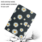 Flower Pattern Horizontal Flip Leather Case with Card Slots & Holder, For iPad Mini 2019, For iPad Mini 4 & 3 & 2 & 1