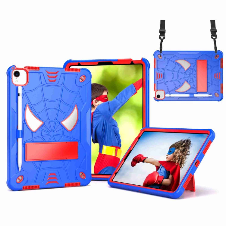 Tablet Case – Silicone (iPad 10th Gen 10) For iPad Pro 11 2021 Air 5 10.9 Blue + Red