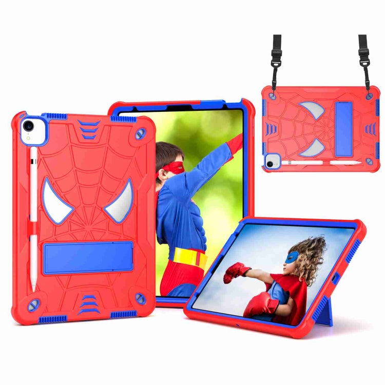 Tablet Case – Silicone (iPad 10th Gen 10) For iPad Pro 11 2021 Air 5 10.9 Red + Blue