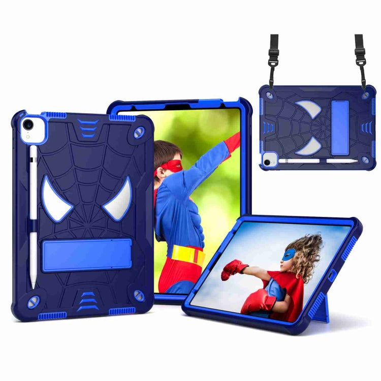 Tablet Case – Silicone (iPad 10th Gen 10) For iPad Pro 11 2021 Air 5 10.9 Navy Blue + Blue